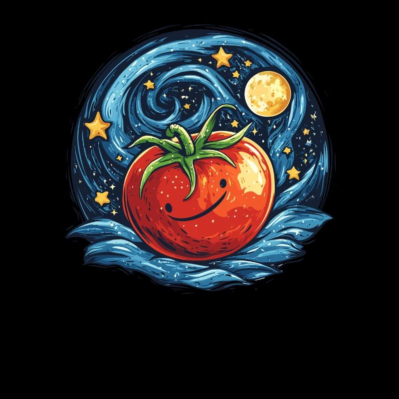 Tomate style nuit étoilée