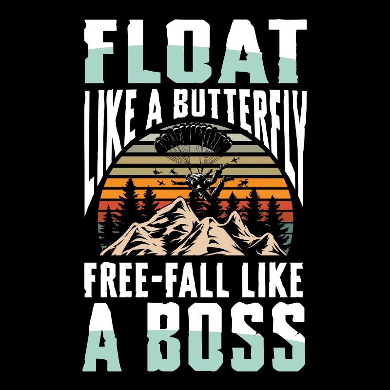 Float like a butterfly, free fall like