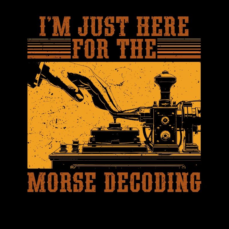 Morsecode Je suis juste là pour le décodage Morse