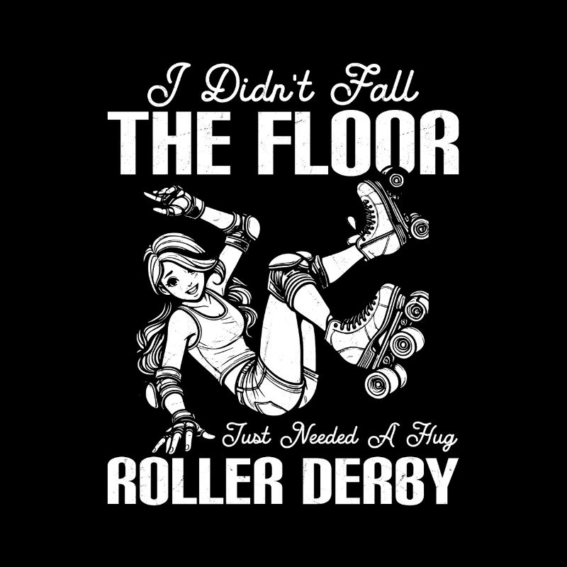 Je ne suis pas tombé Le Roller Derby de patinage au sol