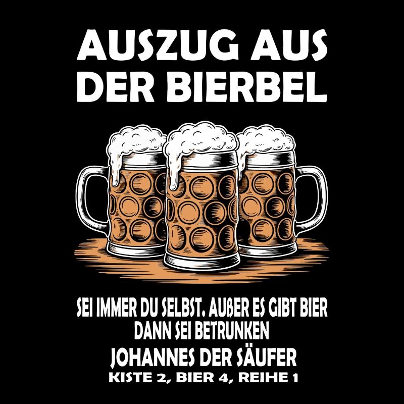 Lustiges Bier Design