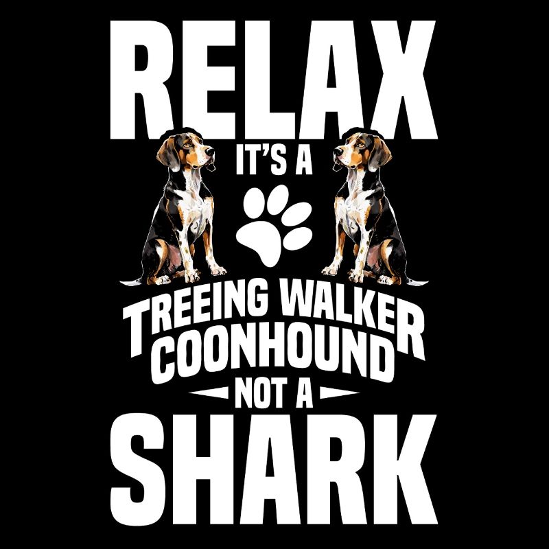 Treeing Walker Coonhound Propriétaire Chiot Relax C’est