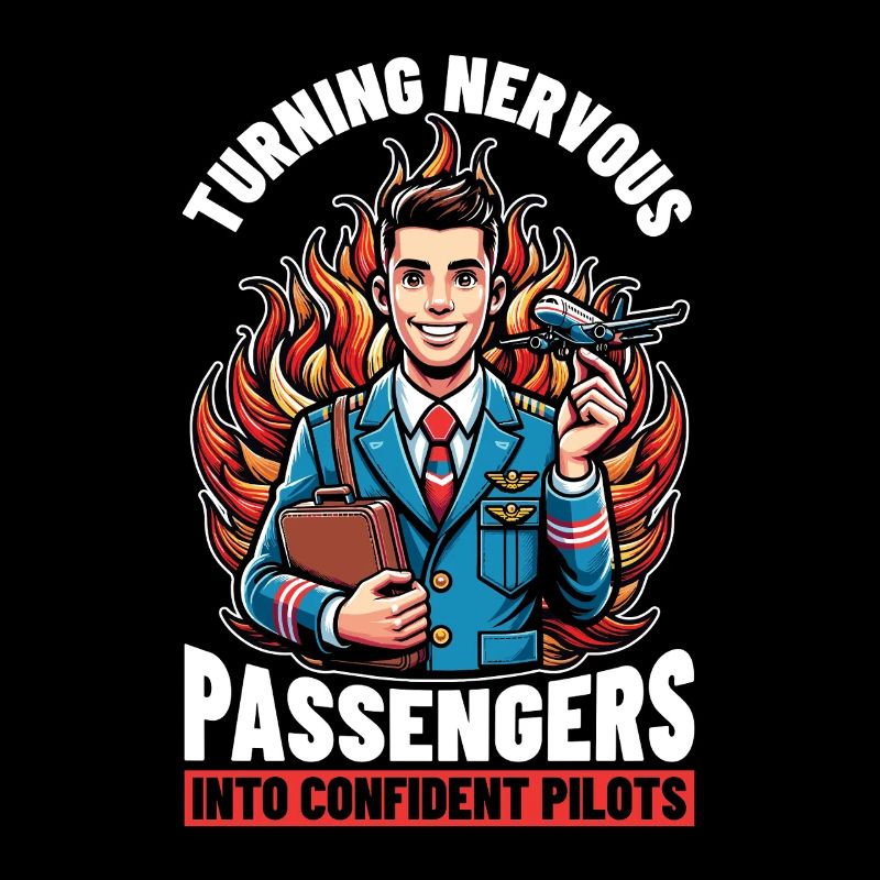 L’instructeur de vol devient nerveux