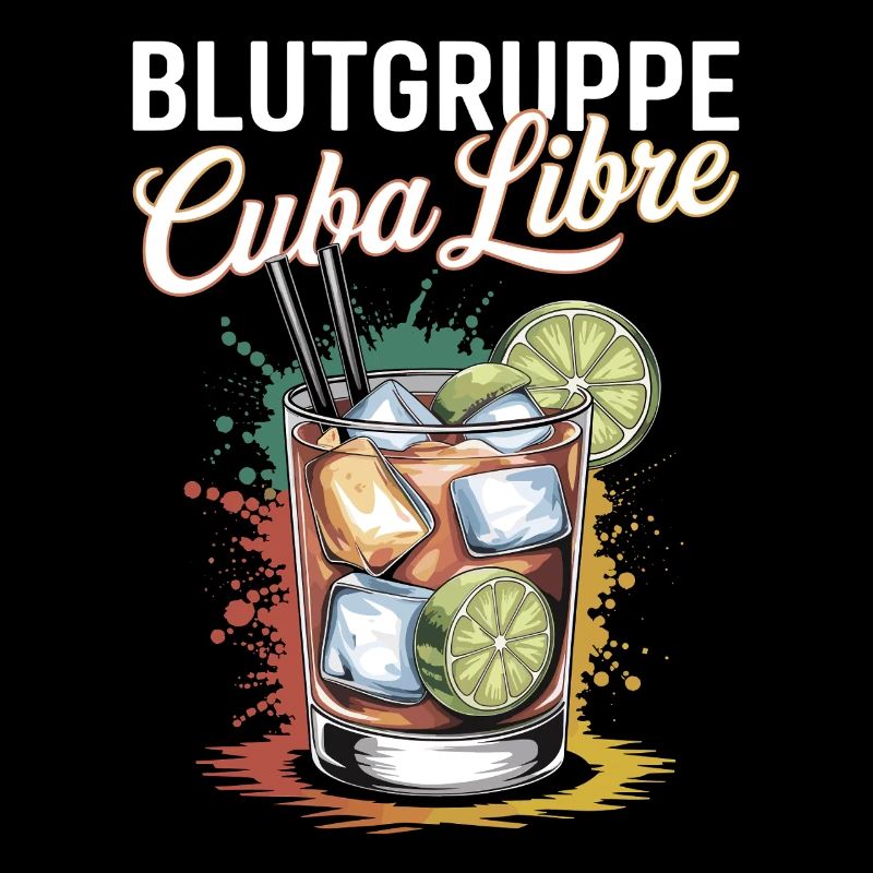 Blood Type Cuba Libre Cocktail Bartender