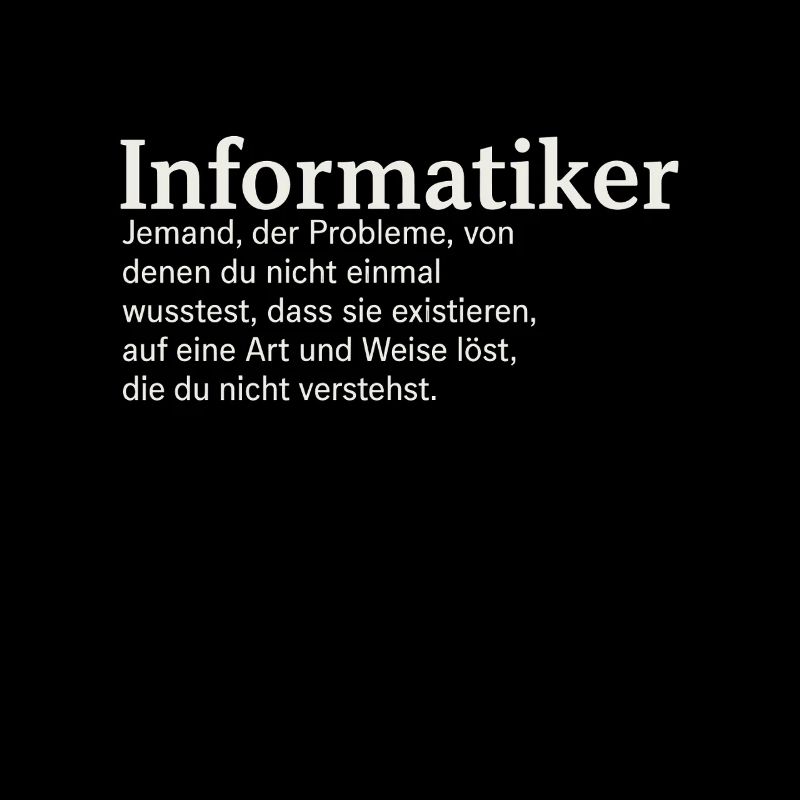 Informaticien définition drôle