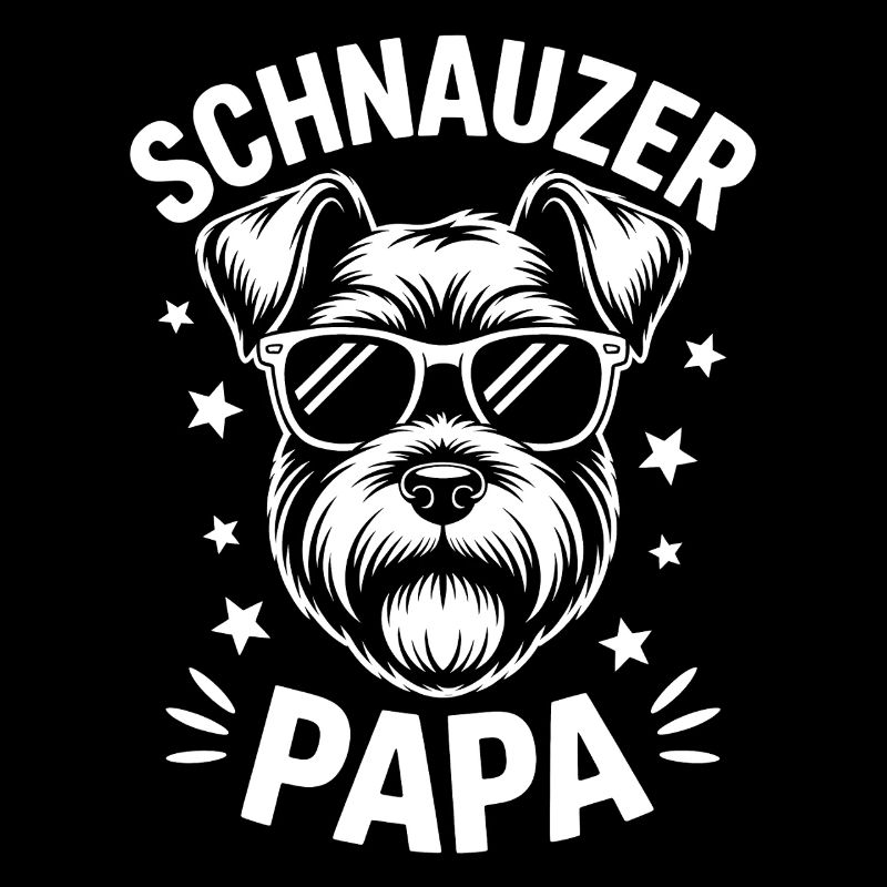 Schnauzer Saying Dad Funny Schnauzer Gift