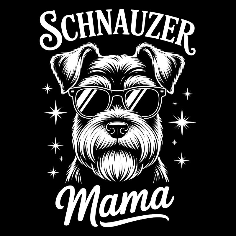 Schnauzer Saying Mom Funny Schnauzer Gift