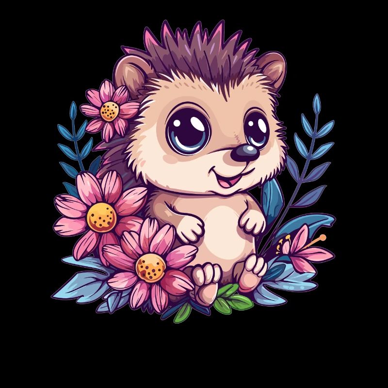Des hérissons de fleurs à câliner
