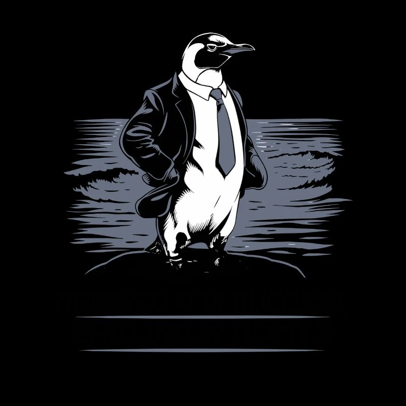 Best Dressed Penguin Running In The Office
