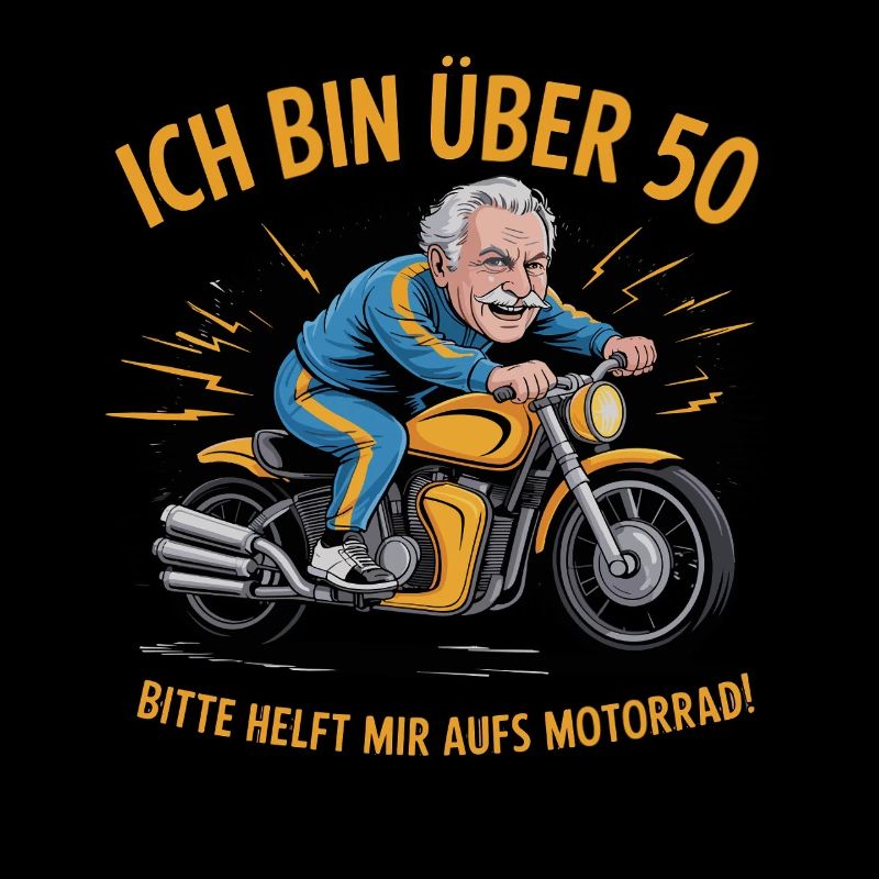 Ich Bin Über 50 Bitte Helft Mir Aufs Motorrad