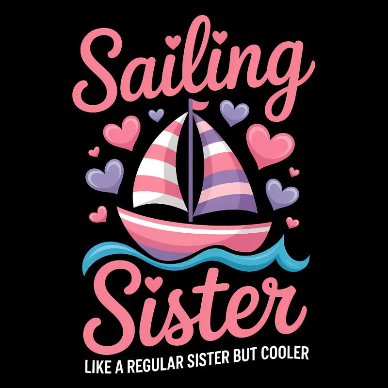 Sailing Saying Sister Sailor Sailing Gift
