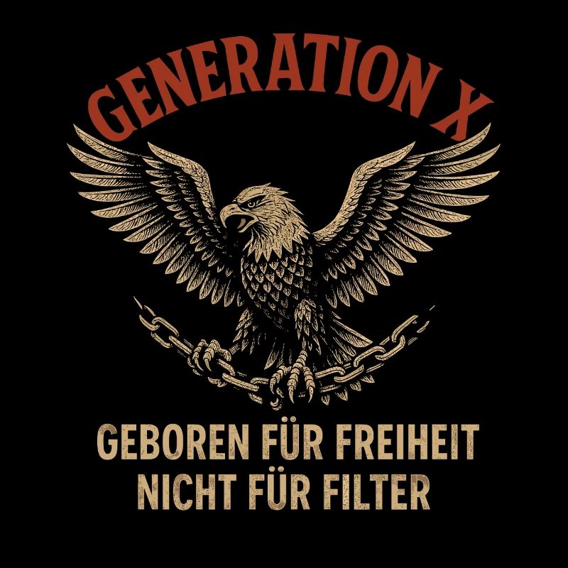 Generation X Freedom Eagle Motif