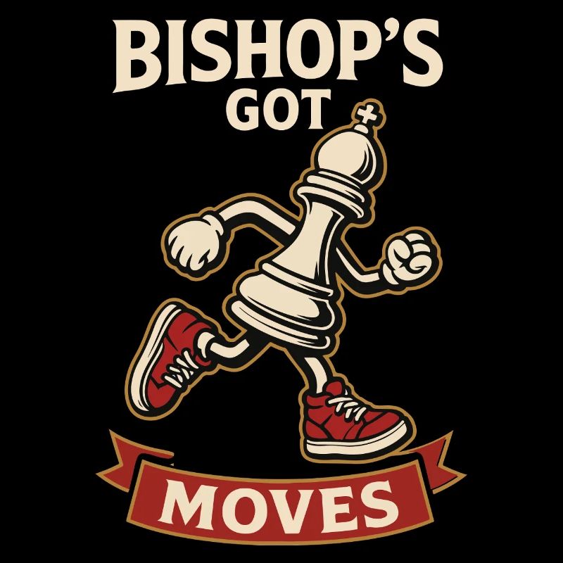 Bishop Got Moves Chess Player Board Game