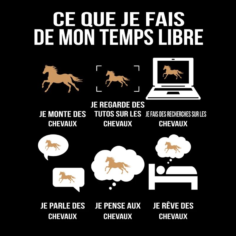 Ce que je fais de mon temps libre T-shirt drôle