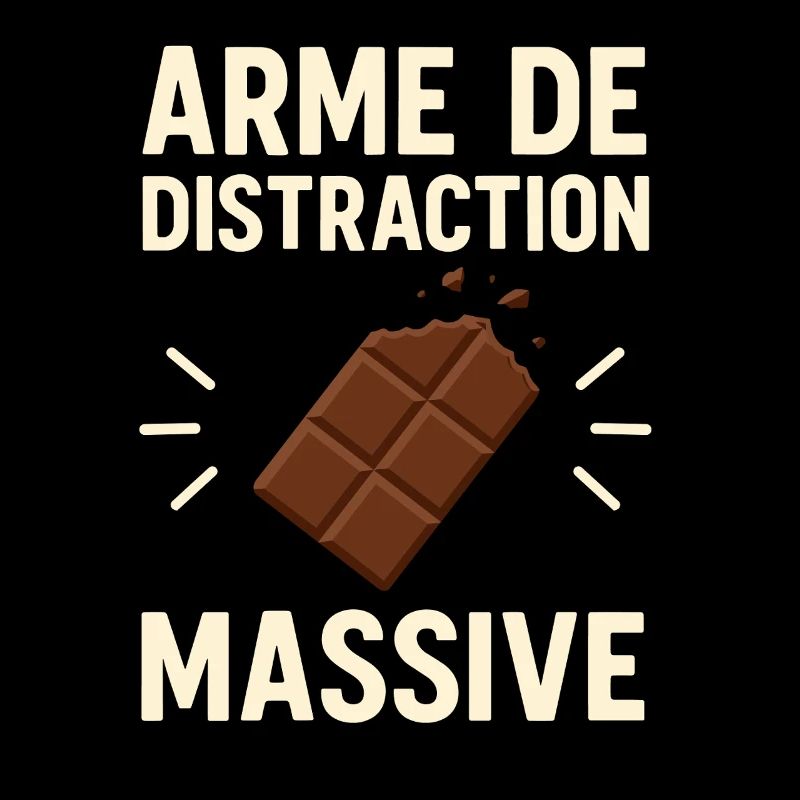 Arme de Distraction Massive Chocolat Humour