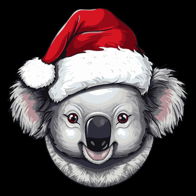Tête d’animal de Noël Koala