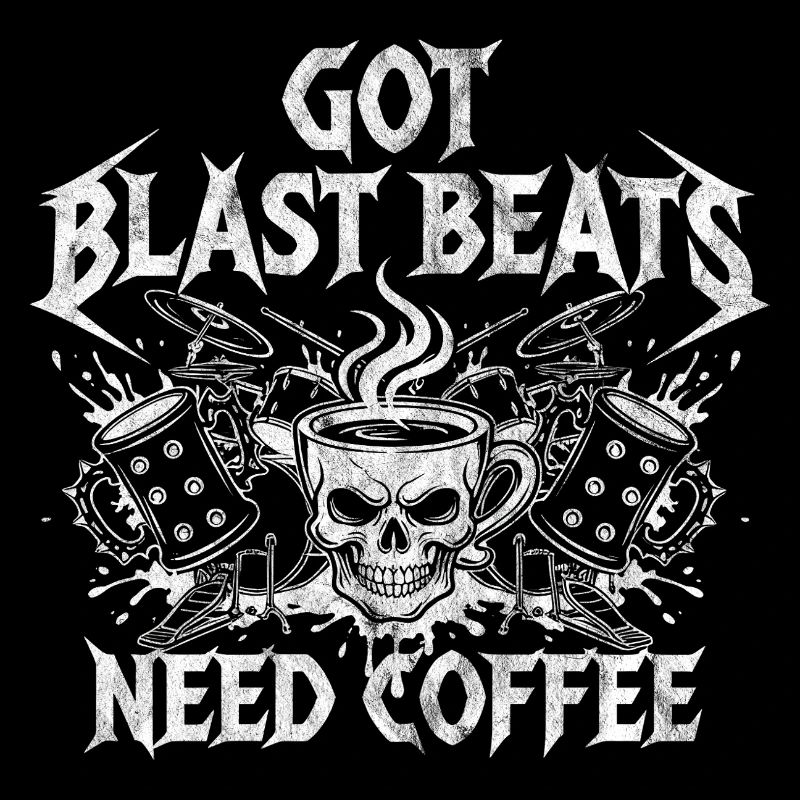 Le café rencontre les blast beats
