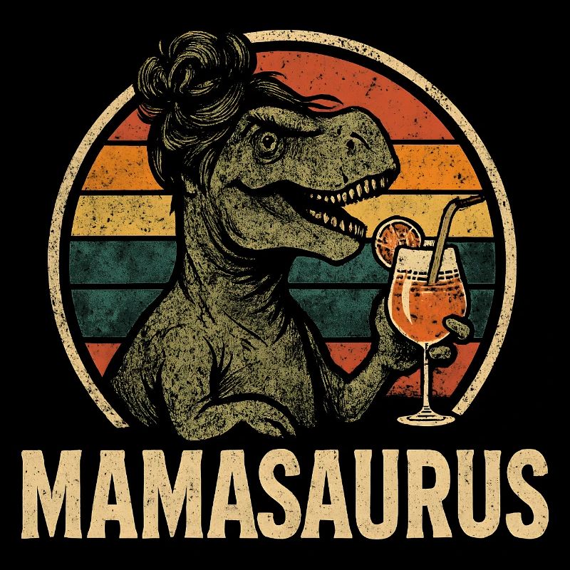 Mamasaurus Mama Mutter Geschenkidee Humor Lustig