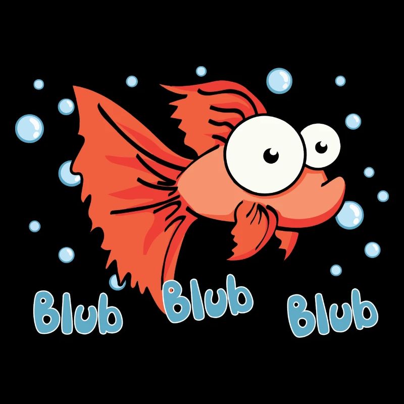 Betta Fish Blub Blub Blub