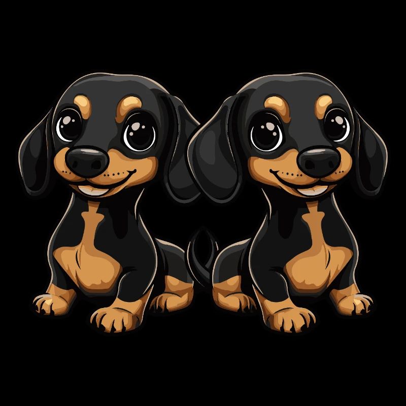 Dackel DachsHund Comic
