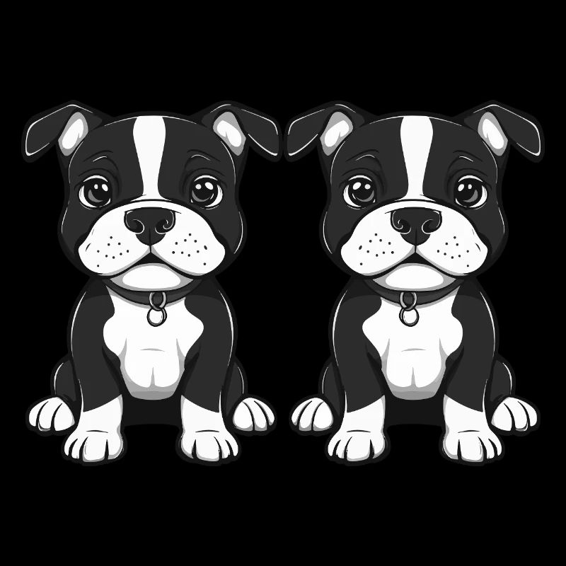 Pit Terrier Hund Comic