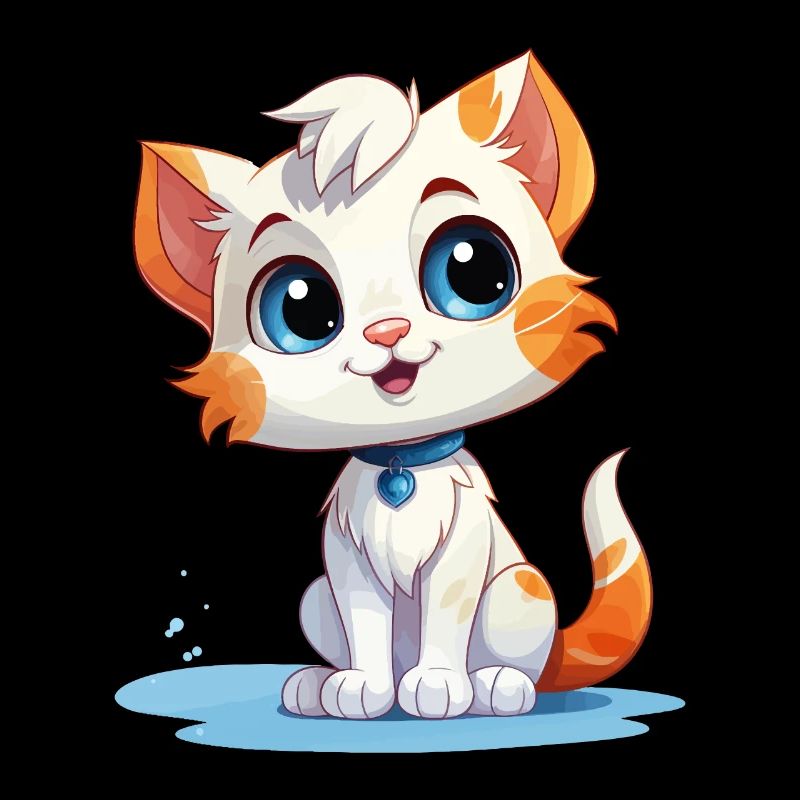 Chat mignon mignon rit chaton heureux chat