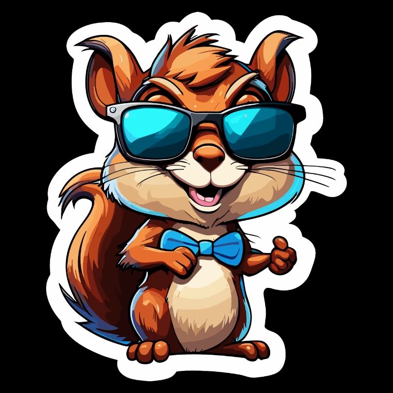 Eichhörnchen / Tier / Nagetier / Waldtier / Comic