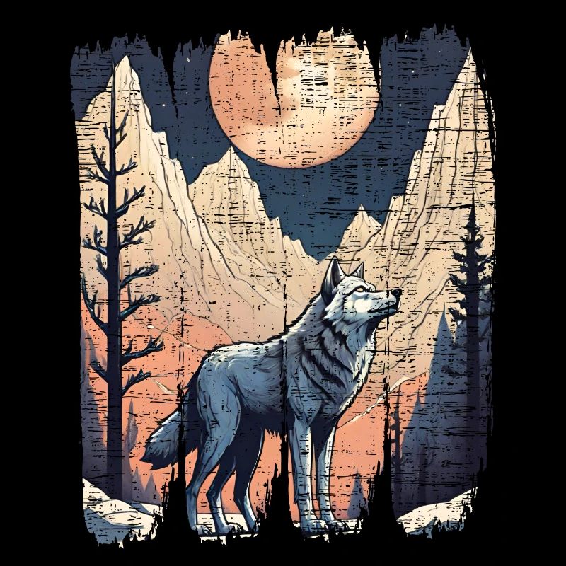 Wolf Mountains Full Moon Forest
