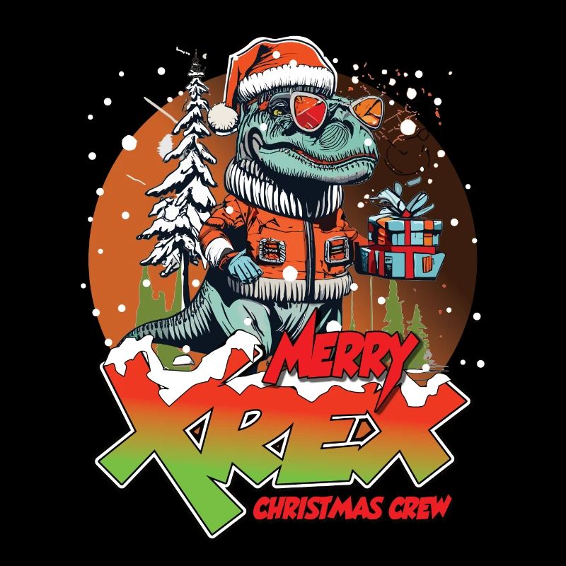 Noël T-REX joyeux XREX cadeau équipage