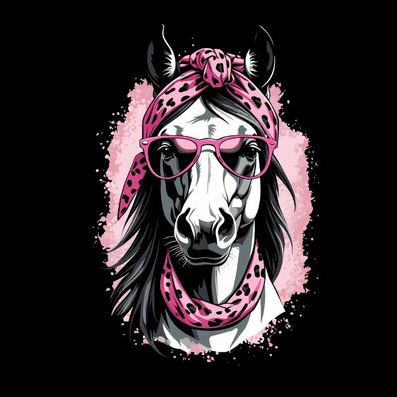 Maman Cheval Cheval Amant Maman Élégant