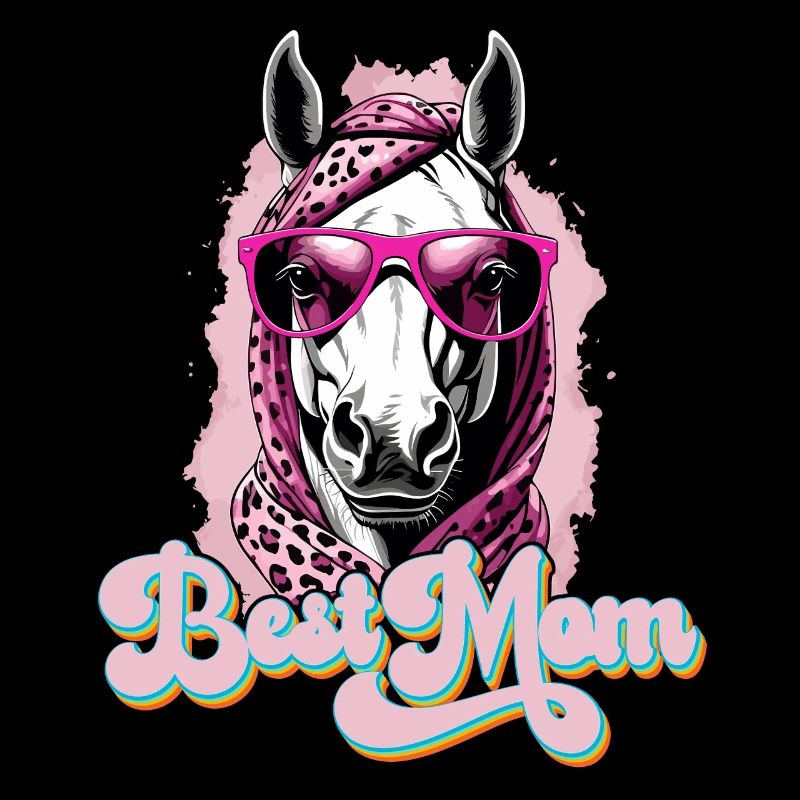 Maman Cheval Élégant Cheval Love Design