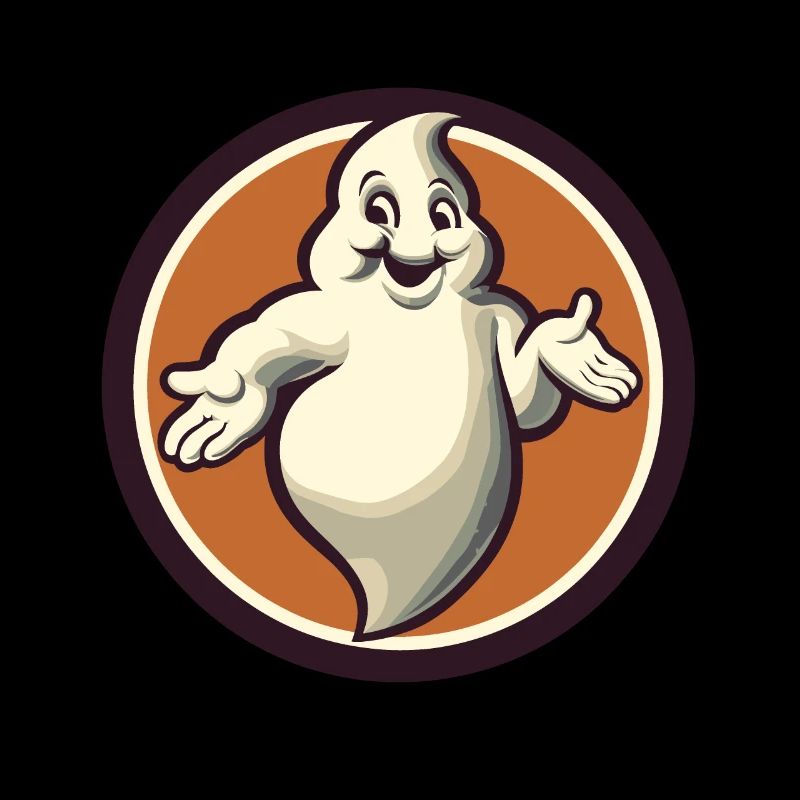 Drôle Vintage Ghost Ne Sait Rien Halloween