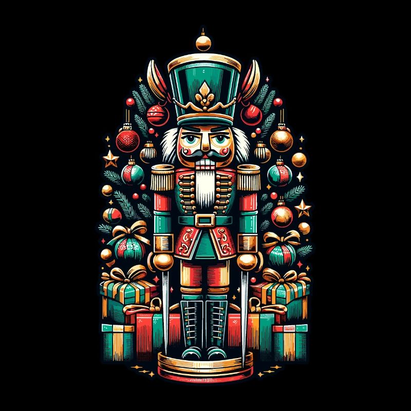 Christmas Nutcracker with Gifts