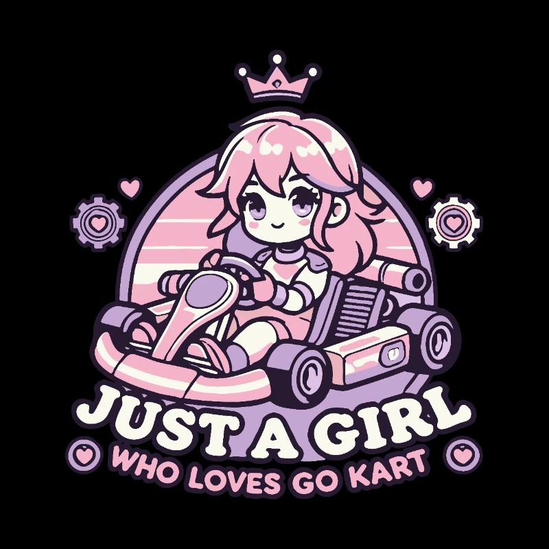 Nur Ein Mädchen Das Go-Kart Liebt