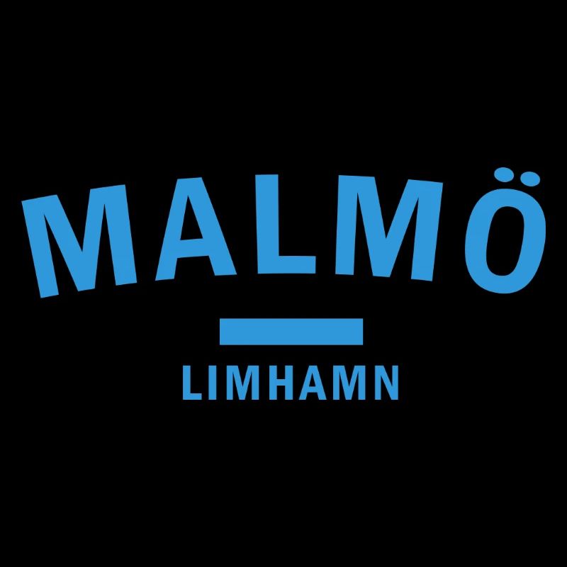 Conception de la silhouette de la ville de Malmö