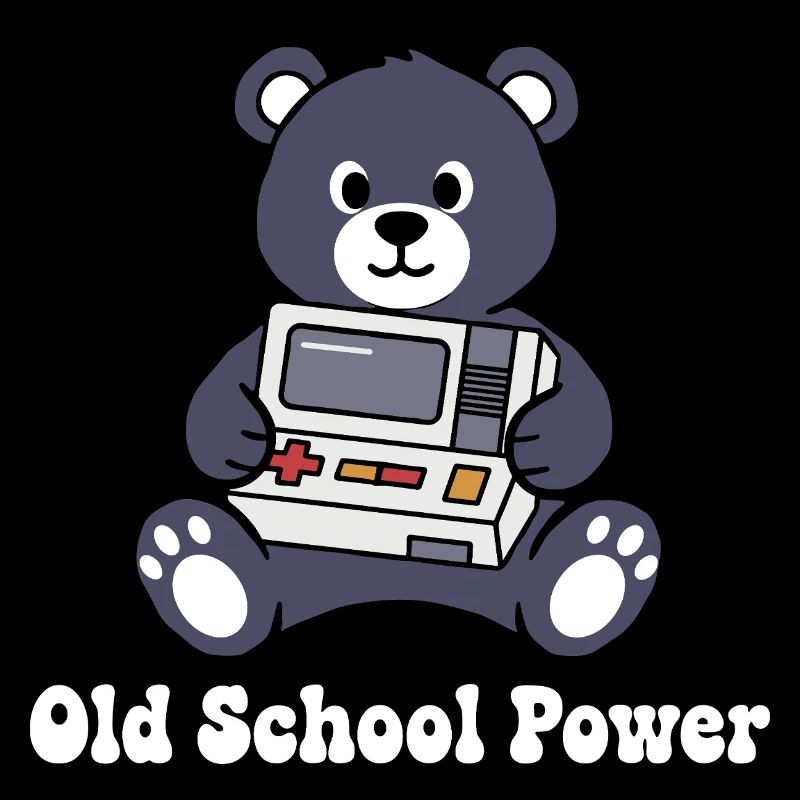 Console rétro Old School Power Bear