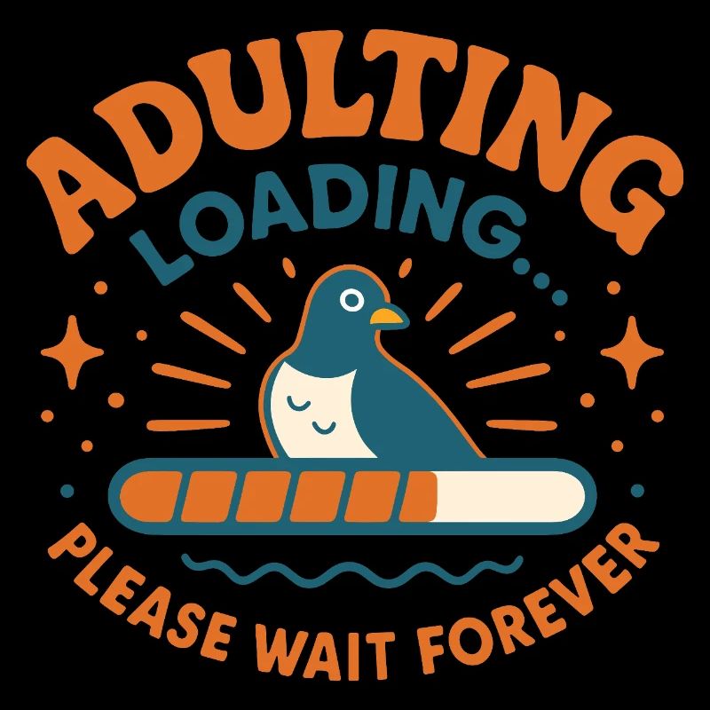 Adulting Loading Pigeon
