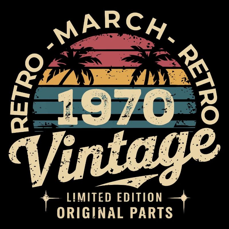 Anniversaire Mars 1970 Édition Limitée Retro March
