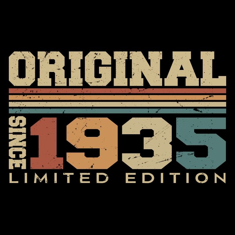 Original 1935 Rétro Cadeau 89 e Anniversaire 1935