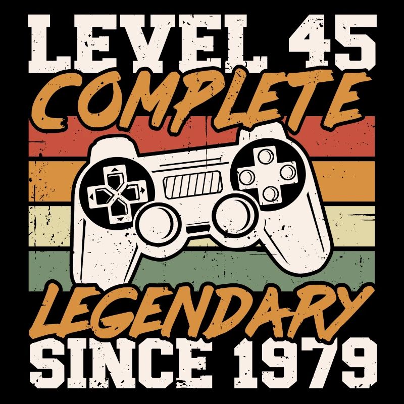 45th Birthday Level 45 Complete Né en 1979