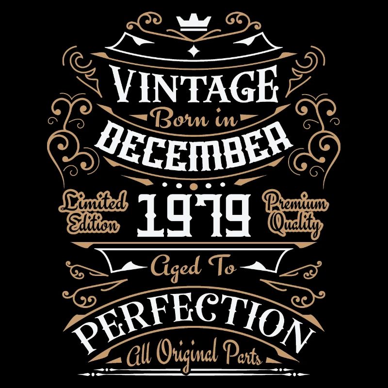 Vintage Dezember 1979, Retro Geburtstagsgeschenk