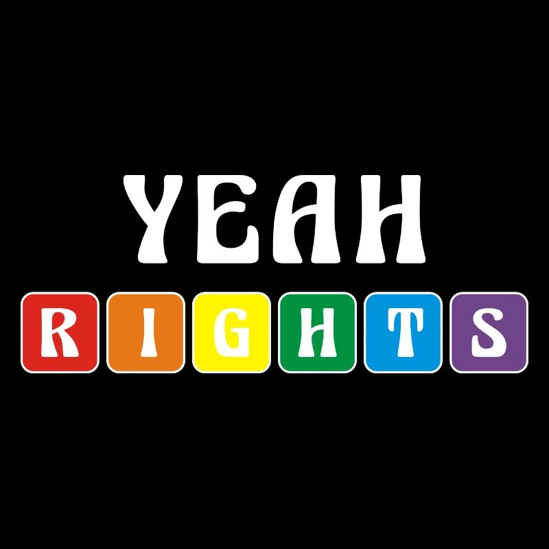 Rainbow oui Droits Graphique