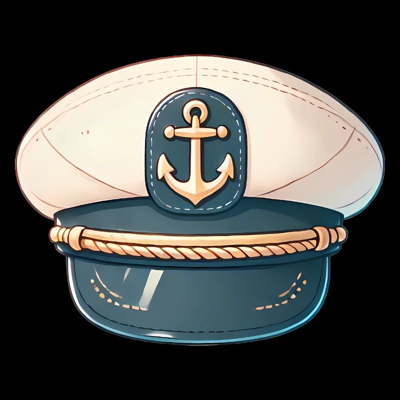 Illustration classique du chapeau de capitaine