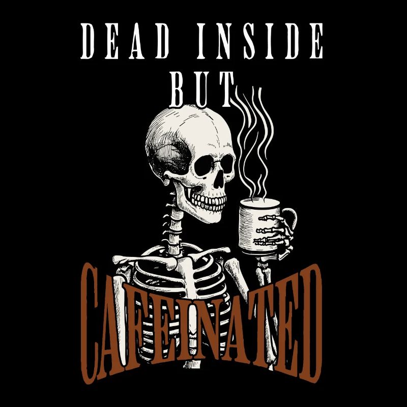 Drôle de dicton de café pour Halloween