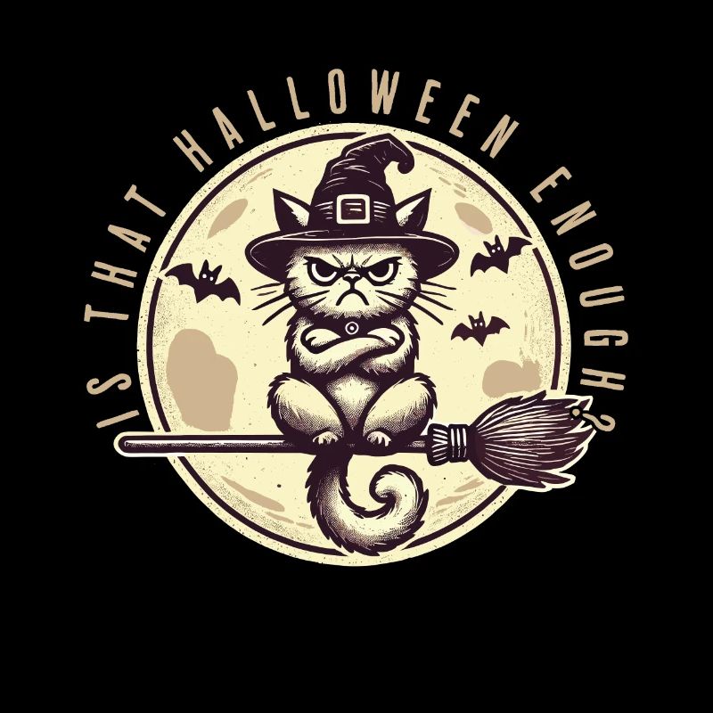 Halloween suffit-il chat sorcière