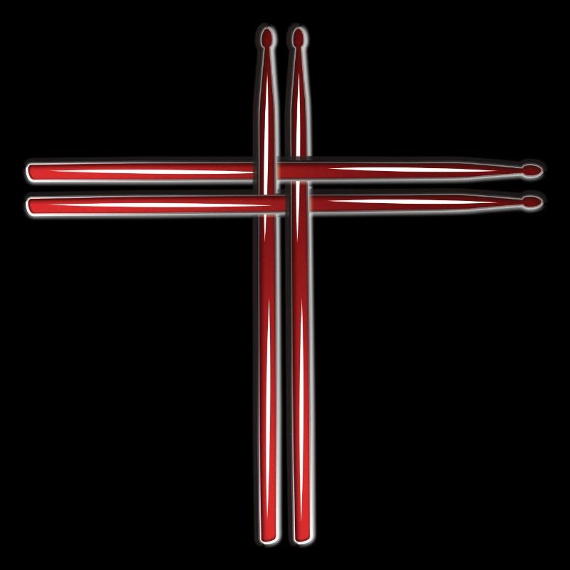 Drum sticks drummer drummer cross