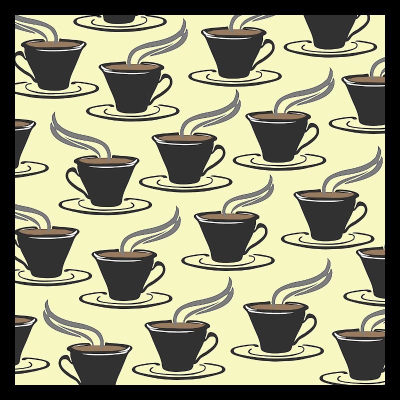 tolle küchenmuster, kaffeetassenmuster