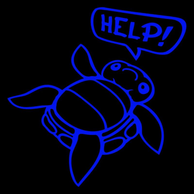 Turtle Back Tilted Over Helpless Side Help