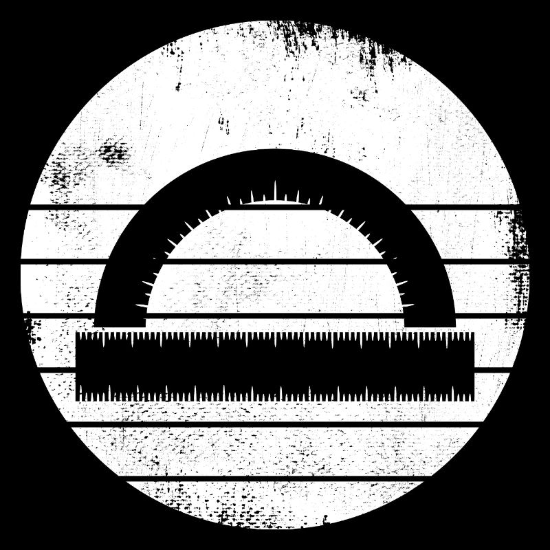 Semi-circular protractor