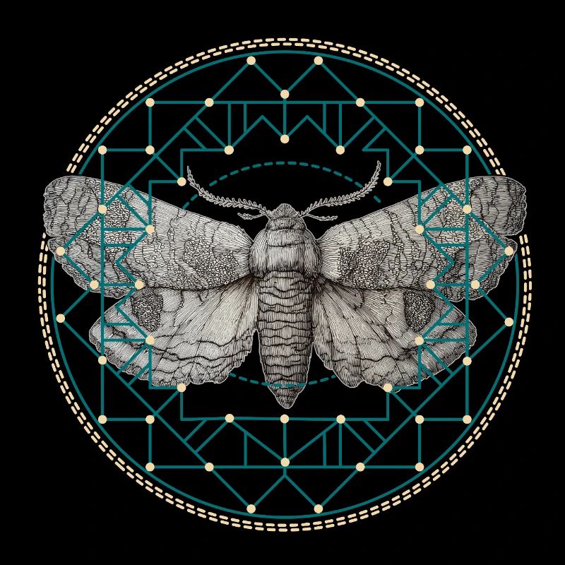 Moth Sacred Geometry
